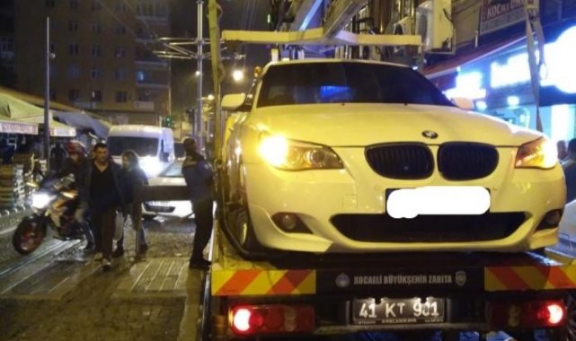 Kocaeli'de 5 ayda bin 500 araç hatalı parktan çekildi