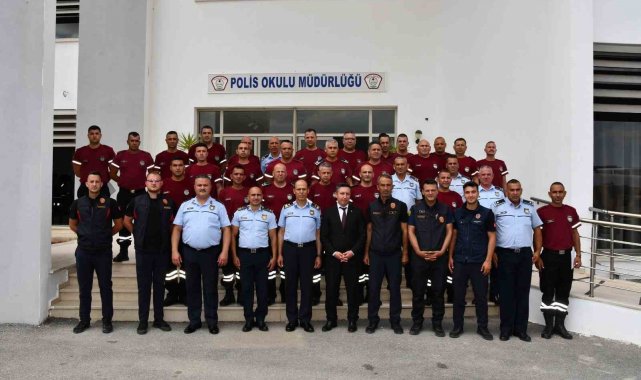 Konya Büyükşehir İtfaiyesi KKTC Genel Kuvvetler Komutanlığı İtfaiye personeline eğitim verdi