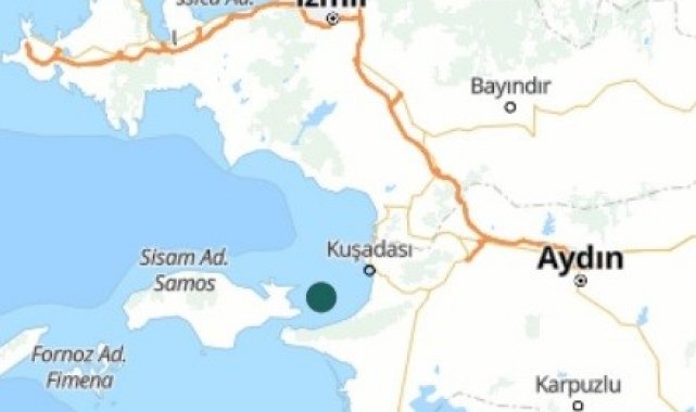 Kuşadası'nda 4.2 büyüklüğünde deprem