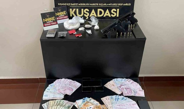 Kuşadası'nda uyuşturucu operasyonu: 4 gözaltı
