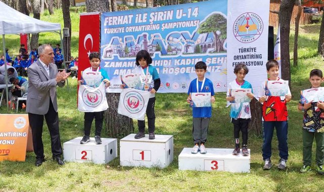 Kütahya Belediyespor Kulübü, Oryantiring Şampiyonası'nda Türkiye üçüncüsü oldu