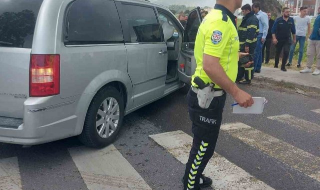 Kütahya'da otomobiller çarpıştı: 2 yaralı