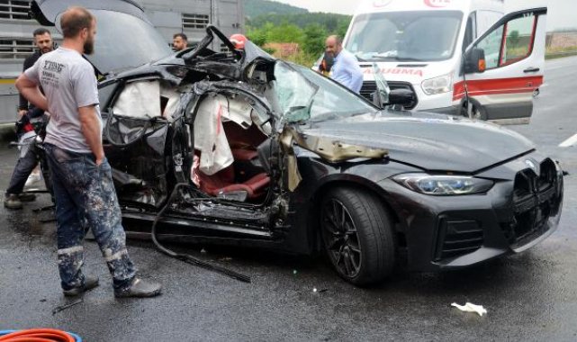 Kuzey Marmara Otoyolu'nda zincirleme kaza: 2'si ağır, 3 yaralı