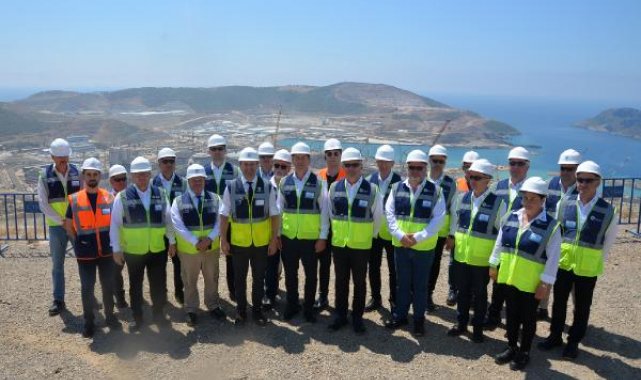Macar belediye başkanları Akkuyu NGS'yi ziyaret etti