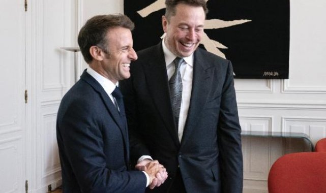 Macron, Veliaht Prens Selman ve Elon Musk ile görüştü