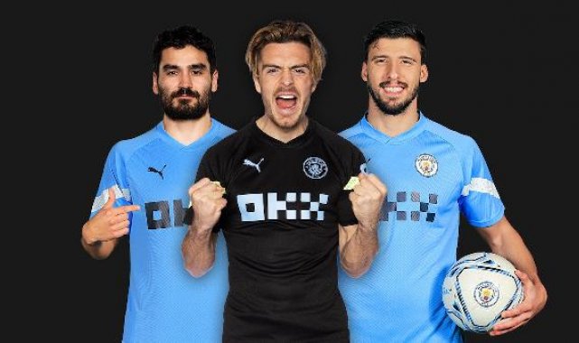 Manchester City, kripto para borsası OKX'in antrenman kiti ile İstanbul'da