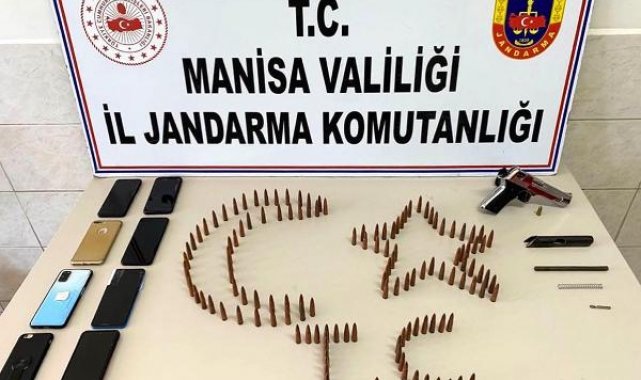 Manisa'da kaçak silah ve uyuşturucu ticareti operasyonunda 7 gözaltı