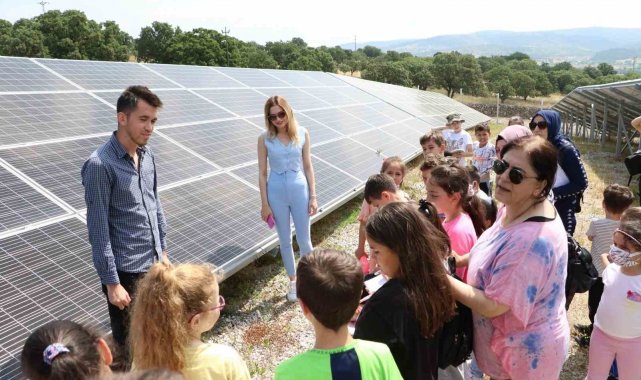 Manisa'da öğrenciler Seyitli GES'i inceledi