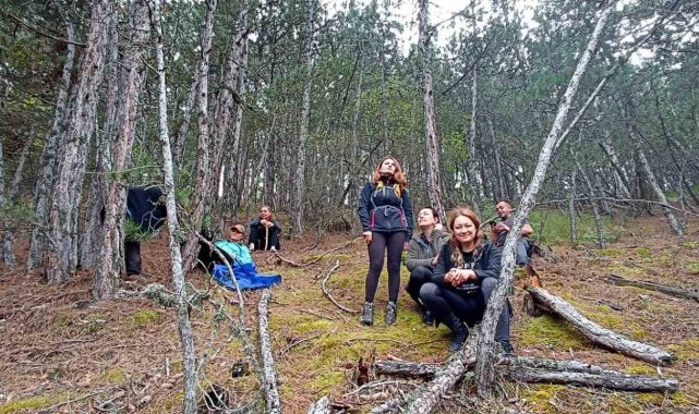 Mantar için 7 kilometre yürüdüler