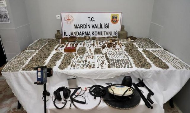Mardin'de bir evde 22 bin tarihi eser ele geçirildi