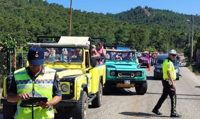 Marmaris'te cip safari denetimi