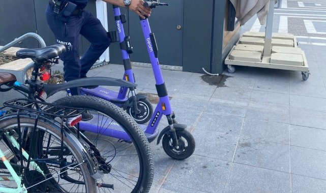 Marmaris'te zabıtadan scooter mesaisi
