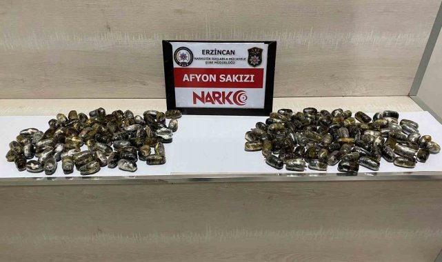 Midede uyuşturucu sevkiyatı