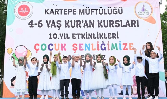 Minikler okudukları sure ve ilahilerle gönülleri fethetti
