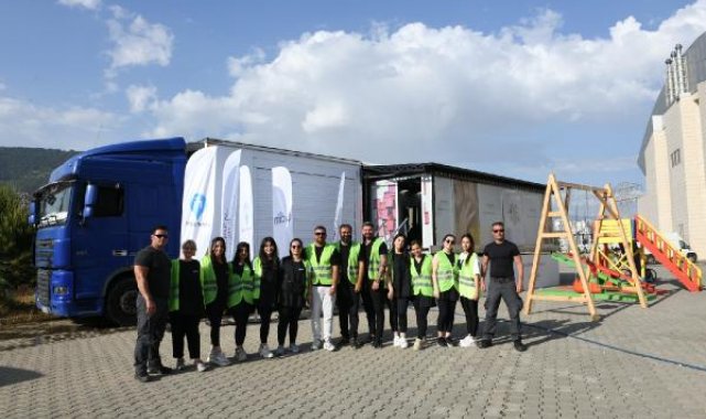 Mobil güzellik TIR'ı deprem bölgesinde binlerce kadına hizmet veriyor
