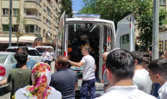 Motosikletle çarpışan bisikletin sürücüsü epilepsi nöbeti geçirdi