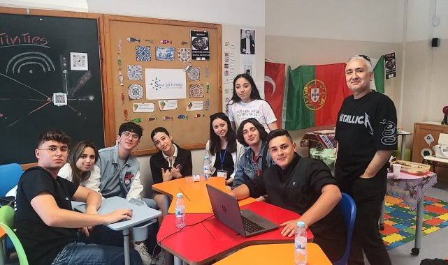 MTAL öğrencileri, Erasmus Projesi için Portekiz'e gitti