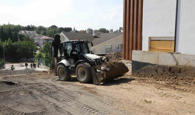 Mudanya Belediyesi'nden parke çalışması