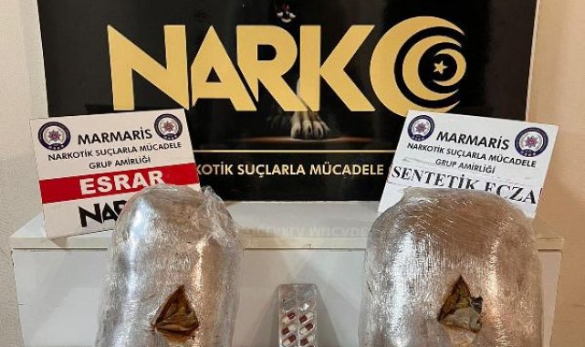Narkotik köpeği 'Coco'nun katıldığı operasyonda 3 kilo esrar ele geçirildi