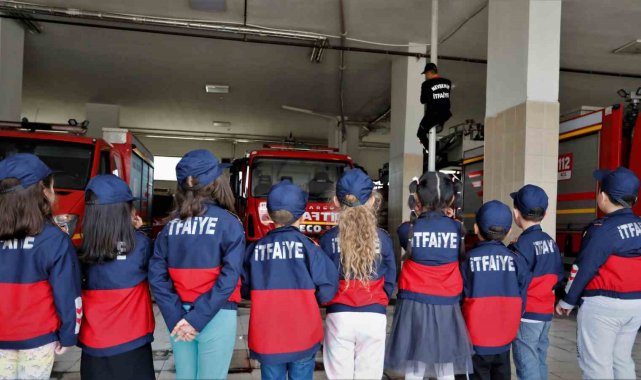 Nevşehir İtfaiyesi'nden öğrencilere teorik ve uygulamalı eğitim