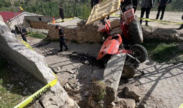 Niğde'de traktör devrildi; sürücü öldü 2 kişi yaralandı