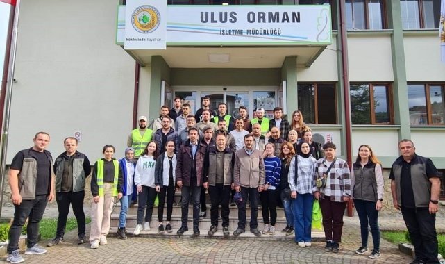 Orman mühendisi adayları yerinde eğitim alıyor