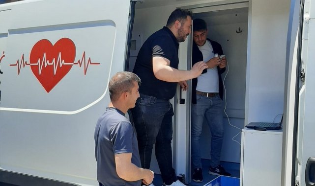 Orman personeli genel sağlık taramasından geçti