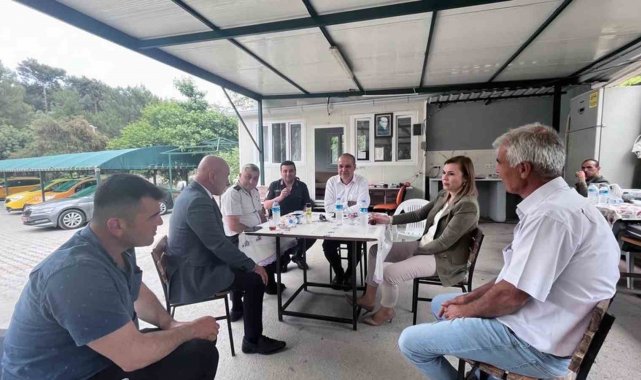 Ortaca'da Kaymakam ve Belediye Başkanı taksi duraklarını ziyaret etti