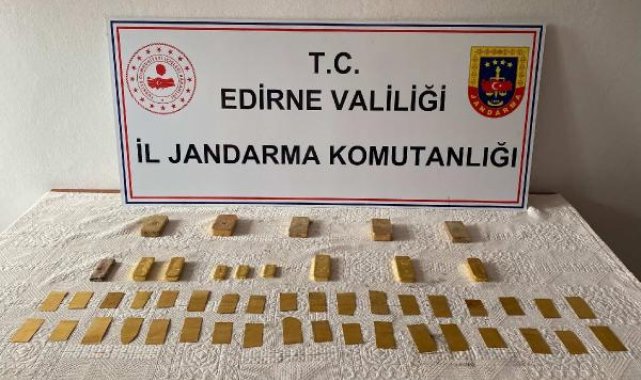 Otomobilde 15 kilo altın ele geçirildi