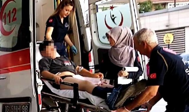 Oyun oynarken yılanın ısırdığı Umut, hastaneye kaldırıldı