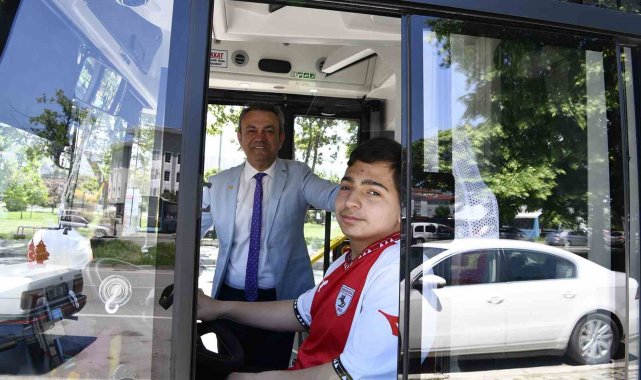 Özel çocuğun hayali gerçekleşti