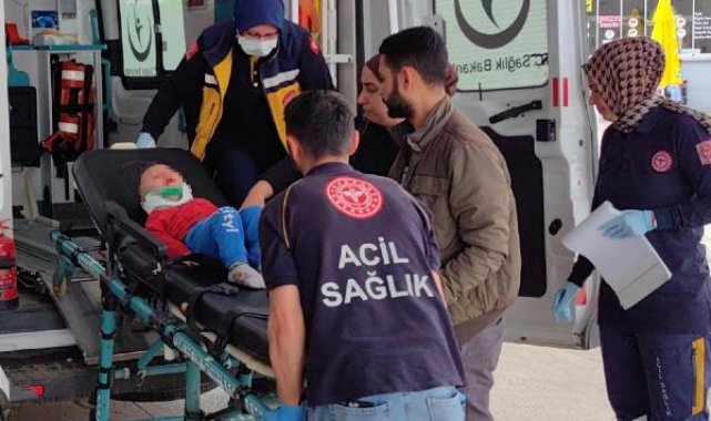 Pencereden düşen bebek yaralandı