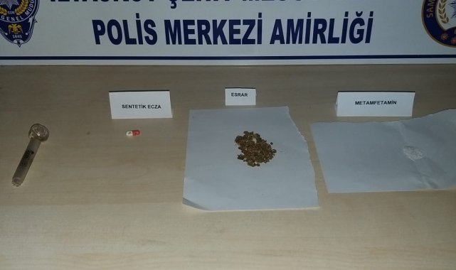 Polis merkezi ekipleri 3 ayrı kişiyi uyuşturucuyla yakaladı