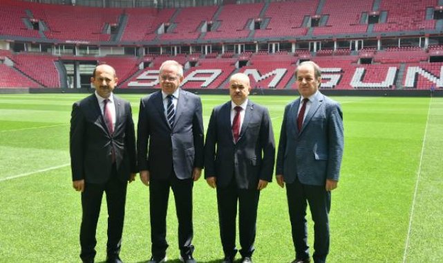 Samsun Valisi Dağlı, Türkiye-Galler maçı öncesi incelemelerde bulundu