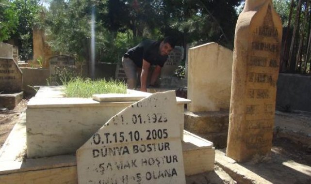 Şanlıurfa'da mezarlığın tahrip edilmesine tepki