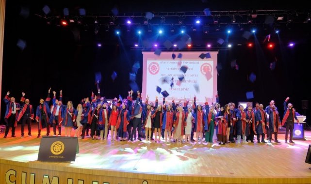 SCÜ Veteriner Fakültesinde mezuniyet coşkusu