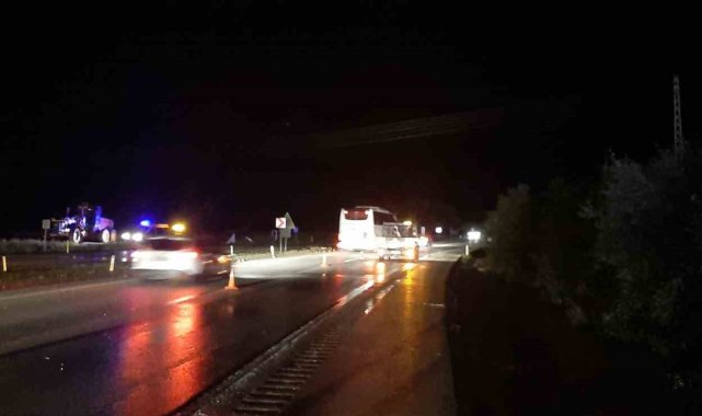 Selde kapanan Osmancık-Merzifon karayolu araç trafiğine açıldı
