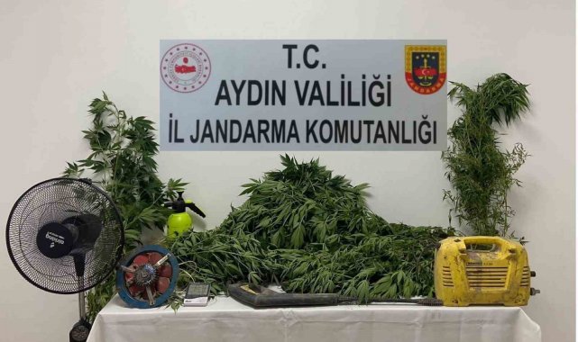Söke'de uyuşturucu imalathanesine baskın: 1 gözaltı