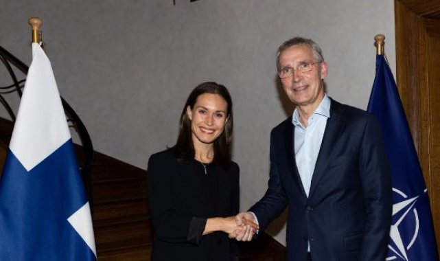 Stoltenberg, Finlandiya Başbakanı Marin ile görüştü