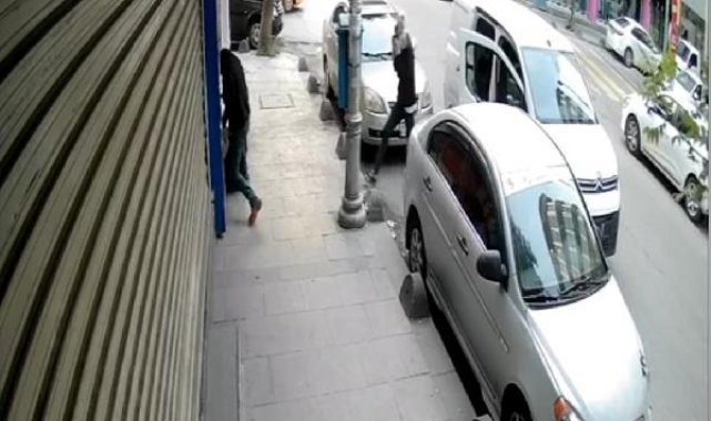 Sultangazi'de siren sesini duyan hırsızlar böyle kaçtı