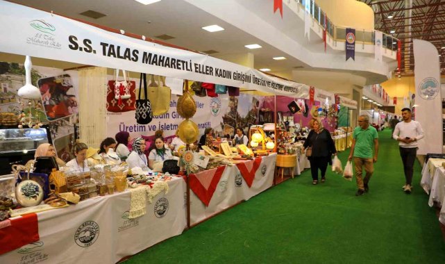 Talas Kadın Kooperatifleri fuarın gözdesi
