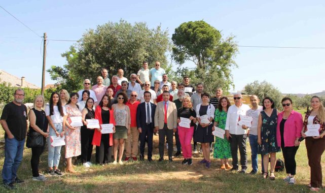 Tarım muhabirleri sertifikalarını aldı