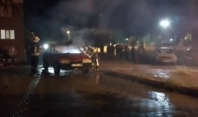 Tavşanlı'da araç yangını