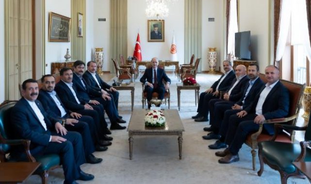 TBMM Başkanı Kurtulmuş, tebrikleri kabul etti