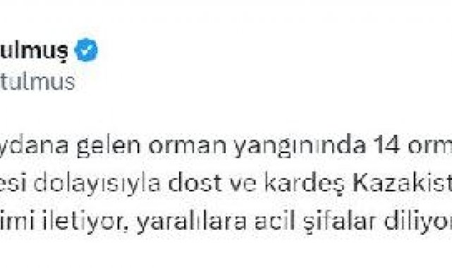 TBMM Başkanı Kurtulmuş'tan Kazakistan'a taziye