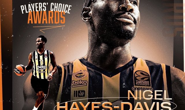 THY Euroleague'de sezonun en çok gelişim gösteren oyuncusu Nigel Hayes-Davis seçildi