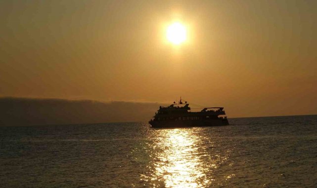 Trabzon'dan günbatımı manzaraları