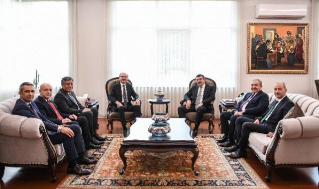 Türk Eğitim-Sen Başkanı Geylan, Bakan Tekin'i ziyaret etti