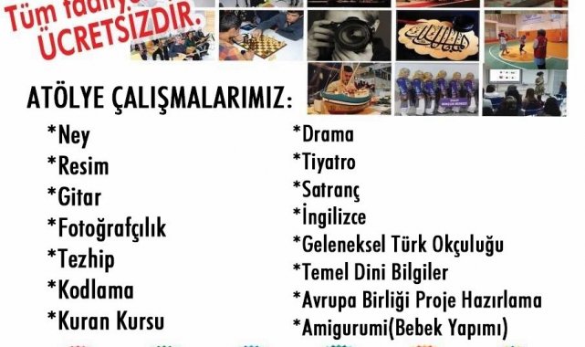 Türkeli Gençlik Merkezi'nde ücretsiz gelişim kursları başlıyor