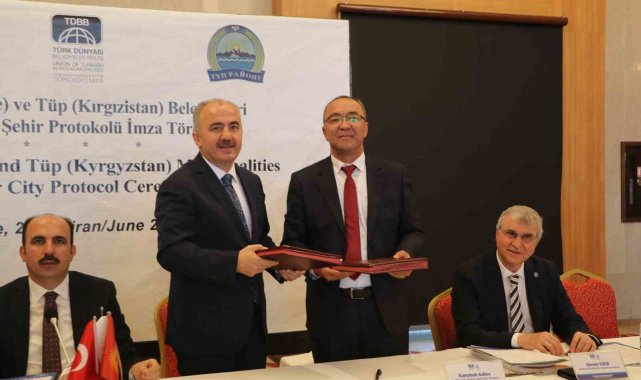 Türkiye ve Kırgızistan Cumhurbaşkanlarının memleketleri kardeş şehir oldu
